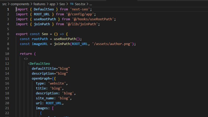 Cover Image for next-seoでmetaタグなどを変更